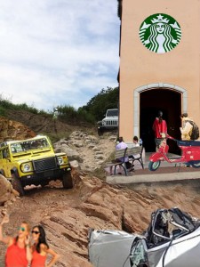 4x4 enthusiasts blame the opening of this Starbucks for "ruining the Rubicon."